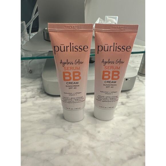 Purlisse Ageless Glow BB Cream Medium Warm, Pack of 2 - Picture 1 of 5